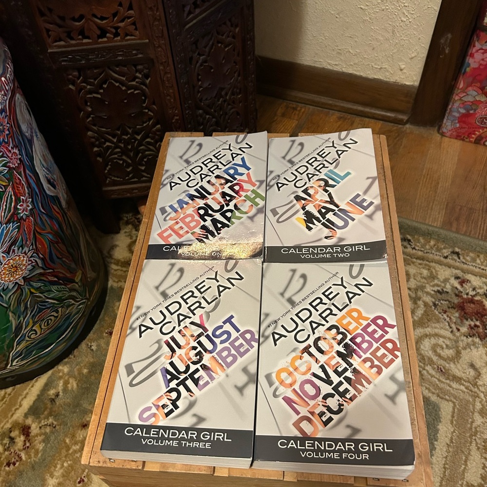 Audrey Carlan "Calendar Girl"‎ Complete 4-Volume Set – All 12 Months Included
